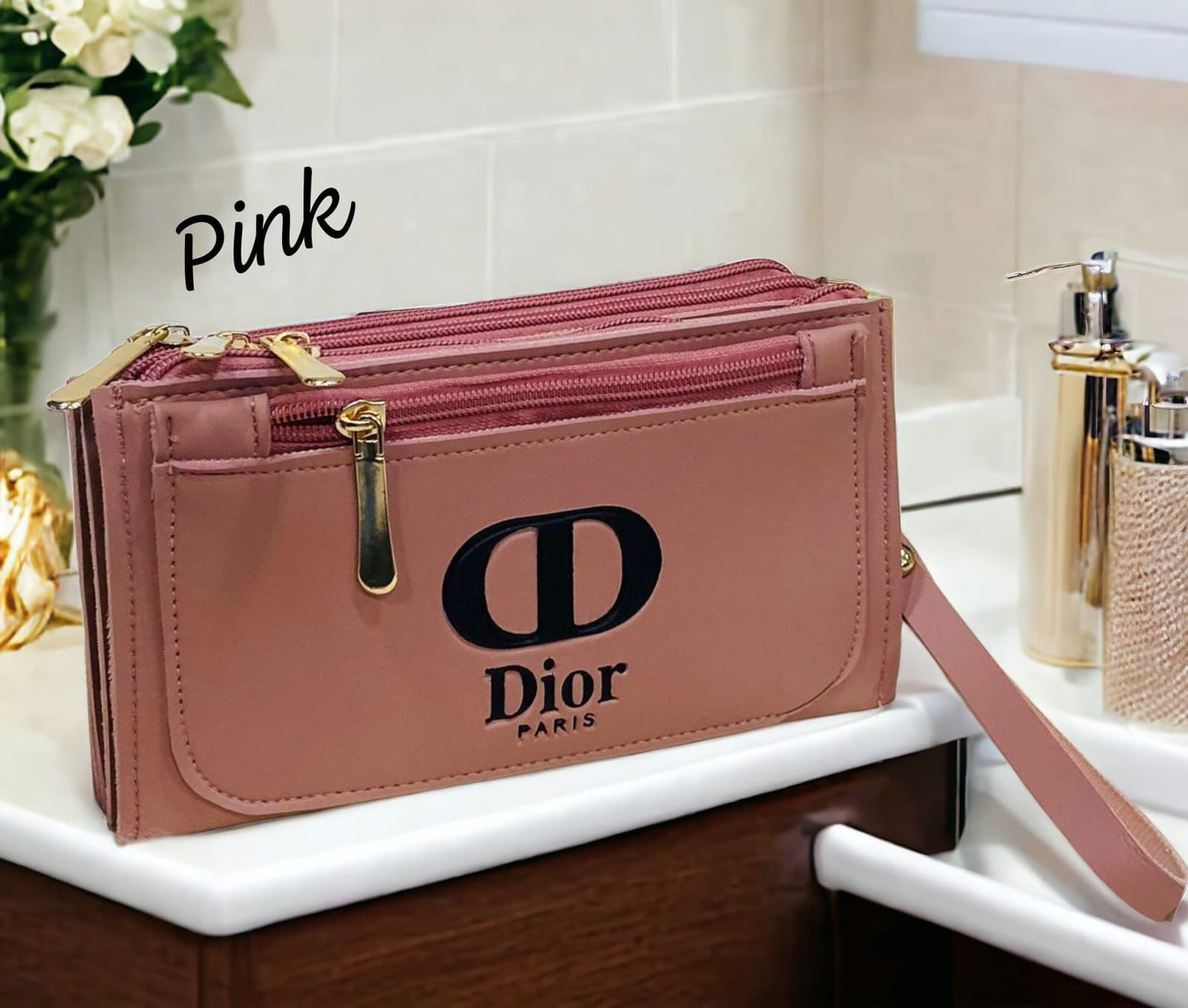 Dior 4 Zipper Luxury Wallet