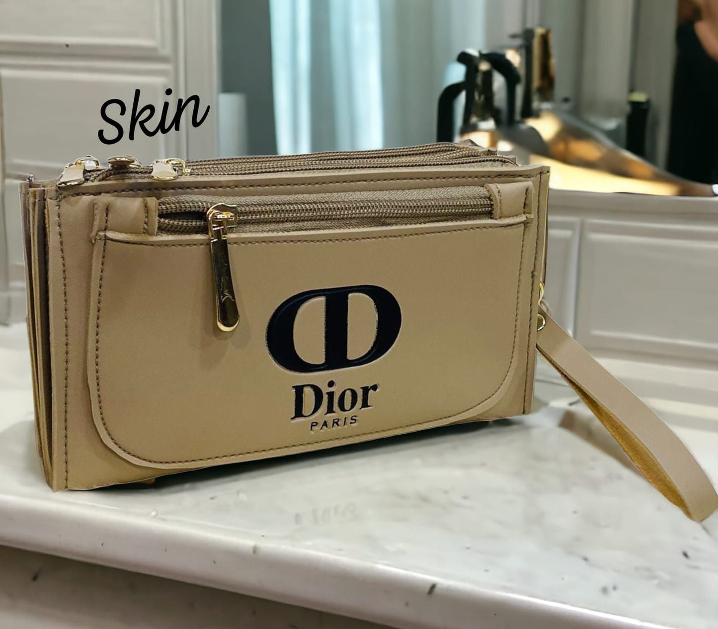 Dior 4 Zipper Luxury Wallet