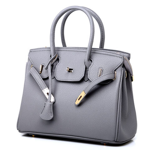 Fashion Lichee Platinum Handbag For Women