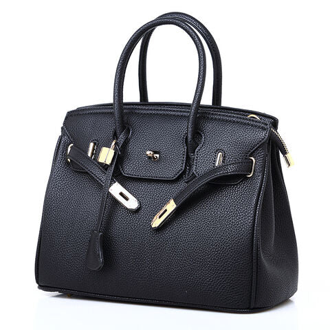 Fashion Lichee Platinum Handbag For Women